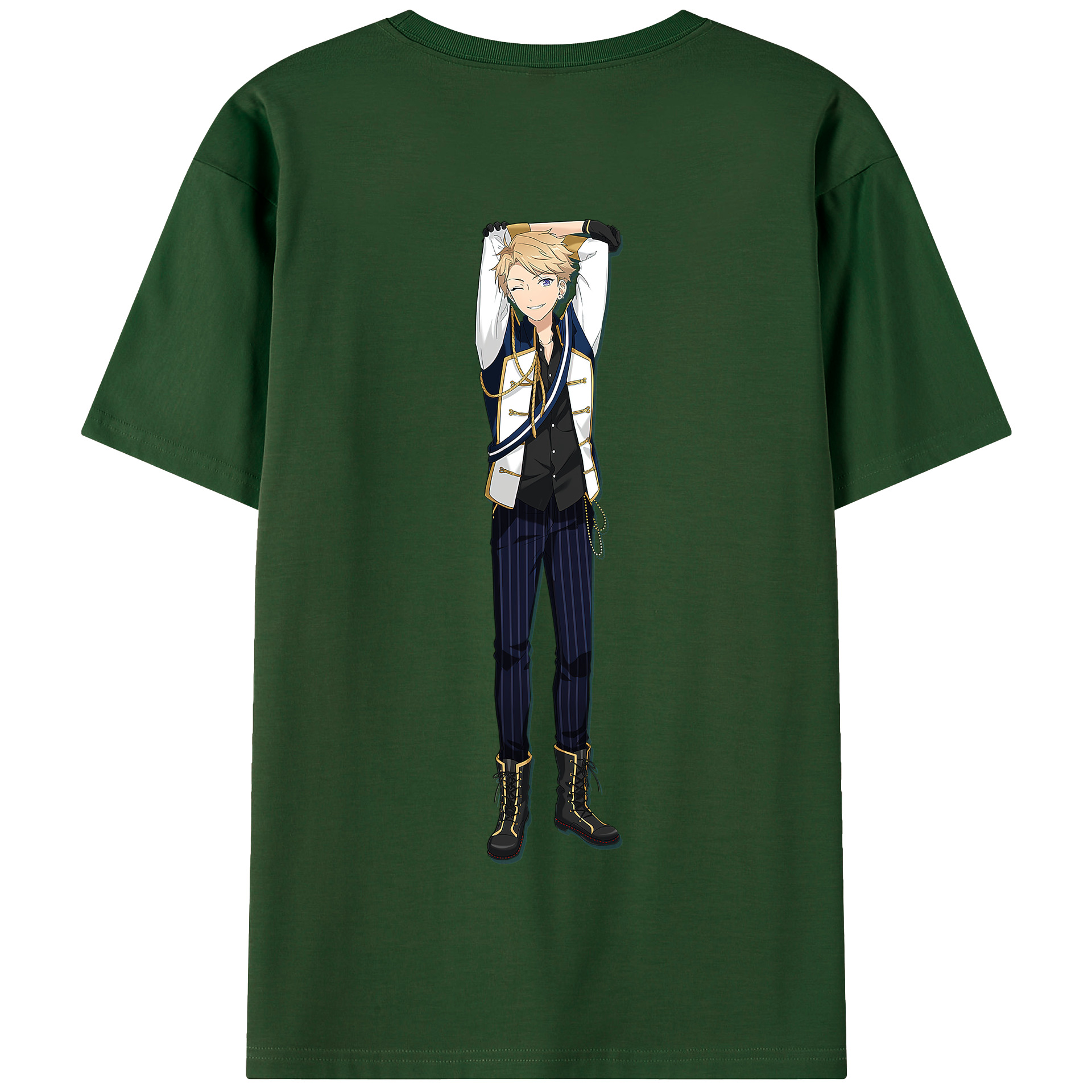 （画像用） あんさんぶるスターズ! Ensemble Stars 綿100％半袖Tシャツ（背面プリント）